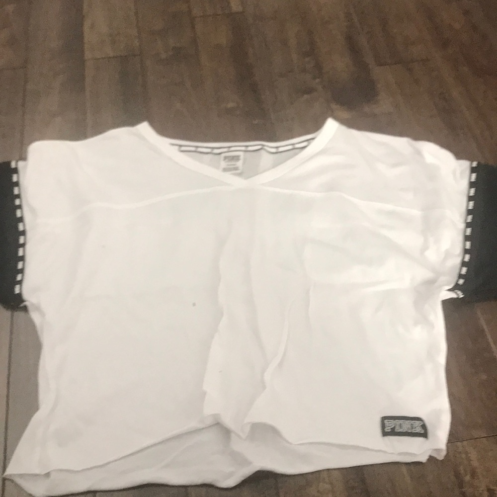 Victoria Secret Jersey tee crop top